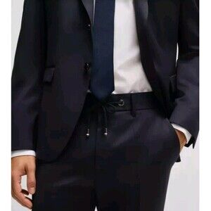 Hugo Boss Black Dressletic Pants Size 32 Drawstring Casual